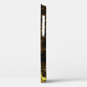 Futuristisch stip patroon. Explosie van verdraaide Case-Mate iPhone Case (Achterkant / Links)