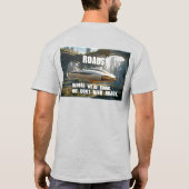 Futuristisch T-shirt met vliegende auto (Achterkant)