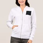 Futuristisch Tech Pijl Circuit Ontwerp Hoodie (Voorkant)