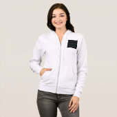Futuristisch Tech Pijl Circuit Ontwerp Hoodie (Voorkant volledig)