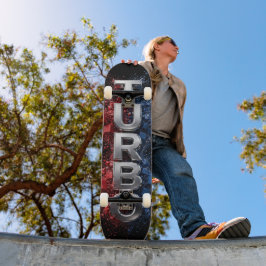 Futuristisch TURBO chroomontwerp 3D Persoonlijk Skateboard