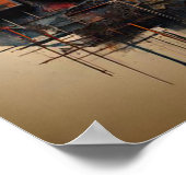 futuristisch verval poster (Hoek)