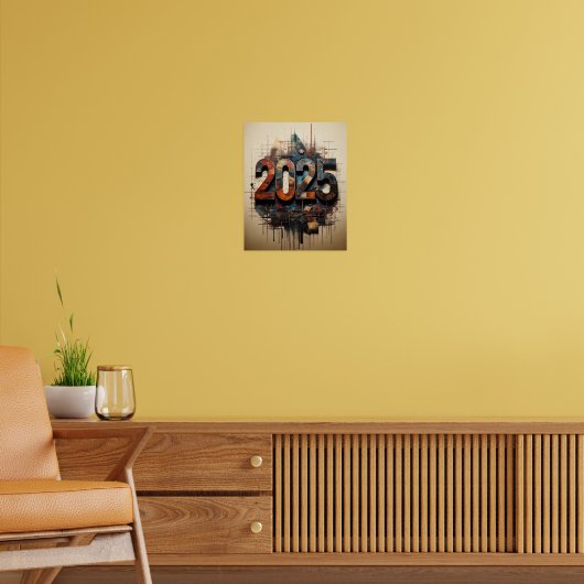 futuristisch verval poster (Woonkamer 2)