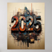 futuristisch verval poster (Voorkant)