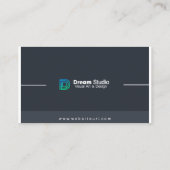 Futuristisch visitekaartje (Achterkant)