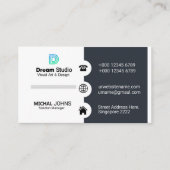 Futuristisch visitekaartje (Voorkant)