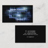 futuristisch visitekaartje (Voorkant / Achterkant)