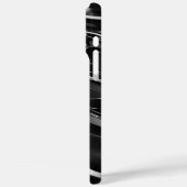 Futuristisch zwart glans Abstract 3D-ontwerp Case-Mate iPhone Case (Achterkant / Links)