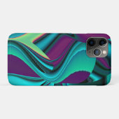Futuristische Abstracte 3D Metallic Rainbow Art Case-Mate iPhone Case (Achterkant (horizontaal))