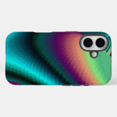 Futuristische Abstracte 3D Metallic Rainbow Art Case-Mate iPhone Case (Achterkant (horizontaal))