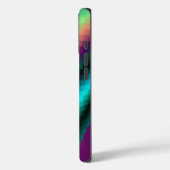 Futuristische Abstracte 3D Metallic Rainbow Art Case-Mate iPhone Case (Achterkant / Links)