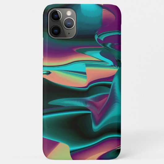 Futuristische Abstracte 3D Metallic Rainbow Art Case-Mate iPhone Case (Achterkant)