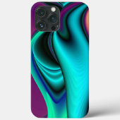 Futuristische Abstracte 3D Metallic Rainbow Art Case-Mate iPhone Case (Achterkant)