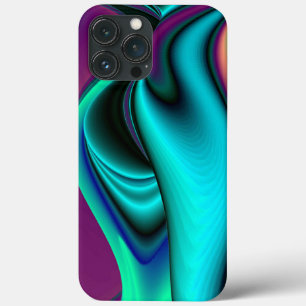 Futuristische Abstracte 3D Metallic Rainbow Art Case-Mate iPhone Case