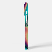 Futuristische Abstracte 3D Metallic Rainbow Art Case-Mate iPhone Case (Achterkant / Links)