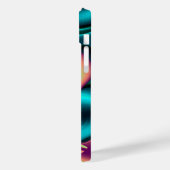 Futuristische Abstracte 3D Metallic Rainbow Art Case-Mate iPhone Case (Achterkant / Links)