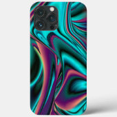 Futuristische Abstracte 3D Metallic Rainbow Art Case-Mate iPhone Case (Achterkant)