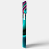 Futuristische Abstracte 3D Metallic Rainbow Art Case-Mate iPhone Case (Achterkant / Rechts)