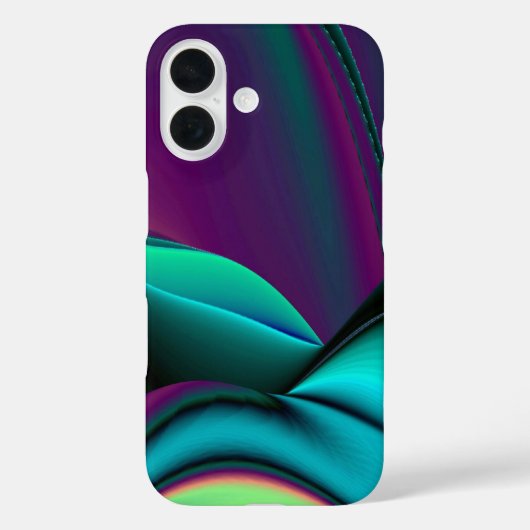Futuristische Abstracte 3D Metallic Rainbow Art Case-Mate iPhone Case (Achterkant)