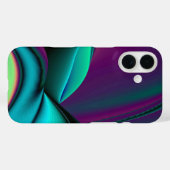 Futuristische Abstracte 3D Metallic Rainbow Art Case-Mate iPhone Case (Achterkant (horizontaal))