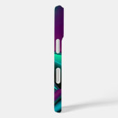 Futuristische Abstracte 3D Metallic Rainbow Art Case-Mate iPhone Case (Achterkant / Rechts)