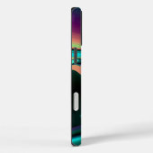 Futuristische Abstracte 3D Metallic Rainbow Art Case-Mate iPhone Case (Achterkant / Rechts)