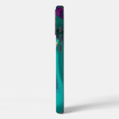Futuristische Abstracte 3D Metallic Rainbow Art Case-Mate iPhone Case (Achterkant / Links)