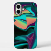 Futuristische Abstracte 3D Metallic Rainbow Art Case-Mate iPhone Case (Achterkant)