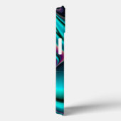 Futuristische Abstracte 3D Metallic Rainbow Art Case-Mate iPhone Case (Achterkant / Rechts)