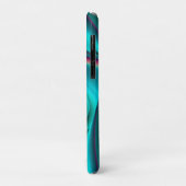 Futuristische Abstracte 3D Metallic Rainbow Art Case-Mate iPhone Case (Achterkant/links)