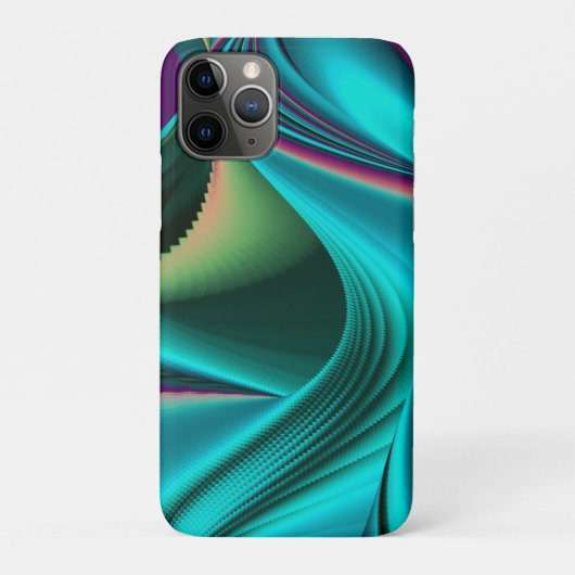 Futuristische Abstracte 3D Metallic Rainbow Art Case-Mate iPhone Case (Achterkant)
