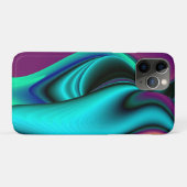 Futuristische Abstracte 3D Metallic Rainbow Art Case-Mate iPhone Case (Achterkant (horizontaal))
