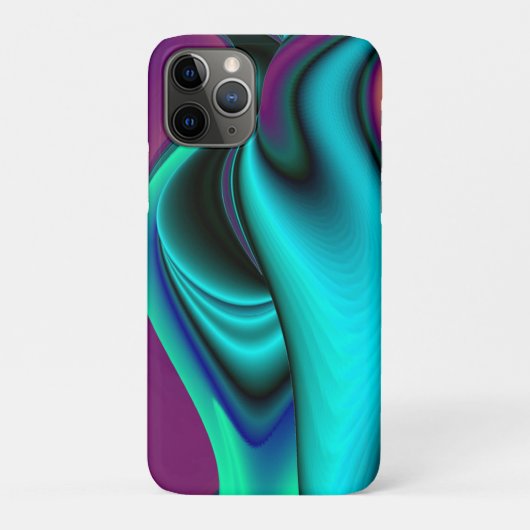 Futuristische Abstracte 3D Metallic Rainbow Art Case-Mate iPhone Case (Achterkant)
