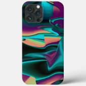 Futuristische Abstracte 3D Metallic Rainbow Art Case-Mate iPhone Case (Achterkant)