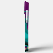 Futuristische Abstracte 3D Metallic Rainbow Art Case-Mate iPhone Case (Achterkant / Links)