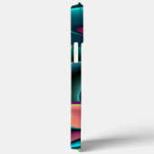 Futuristische Abstracte 3D Metallic Rainbow Art Case-Mate iPhone Case (Achterkant / Rechts)