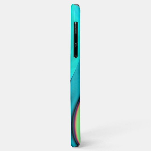 Futuristische Abstracte 3D Metallic Rainbow Art Case-Mate iPhone Case (Achterkant/links)