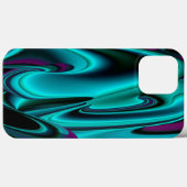 Futuristische Abstracte 3D Metallic Rainbow Art Case-Mate iPhone Case (Achterkant (horizontaal))