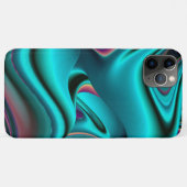 Futuristische Abstracte 3D Metallic Rainbow Art Case-Mate iPhone Case (Achterkant (horizontaal))