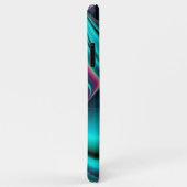 Futuristische Abstracte 3D Metallic Rainbow Art Case-Mate iPhone Case (Achterkant/rechts)