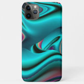 Futuristische Abstracte 3D Metallic Rainbow Art Case-Mate iPhone Case (Achterkant)