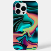 Futuristische Abstracte 3D Metallic Rainbow Art Case-Mate iPhone Case (Achterkant)