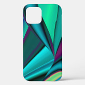 Futuristische Abstracte 3D Metallic Rainbow Art Case-Mate iPhone Case (Achterkant)