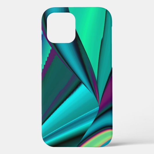 Futuristische Abstracte 3D Metallic Rainbow Art Case-Mate iPhone Case (Achterkant)