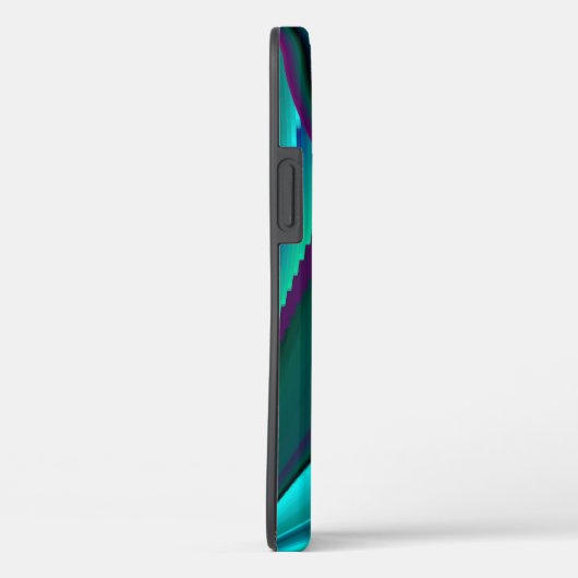 Futuristische Abstracte 3D Metallic Rainbow Art Case-Mate iPhone Case (Achterkant / Rechts)