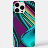Futuristische Abstracte 3D Metallic Rainbow Art Case-Mate iPhone Case (Achterkant)