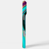 Futuristische Abstracte 3D Metallic Rainbow Art Case-Mate iPhone Case (Achterkant / Rechts)