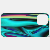 Futuristische Abstracte 3D Metallic Rainbow Art Case-Mate iPhone Case (Achterkant / Rechts)