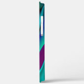 Futuristische Abstracte 3D Metallic Rainbow Art Case-Mate iPhone Case (Achterkant / Links)