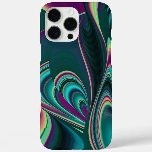 Futuristische Abstracte 3D Metallic Rainbow Art Case-Mate iPhone Case (Achterkant)